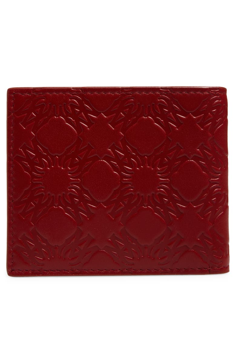 AMIRI MA Quad Leather Bifold Wallet, Alternate, color, Red Rose