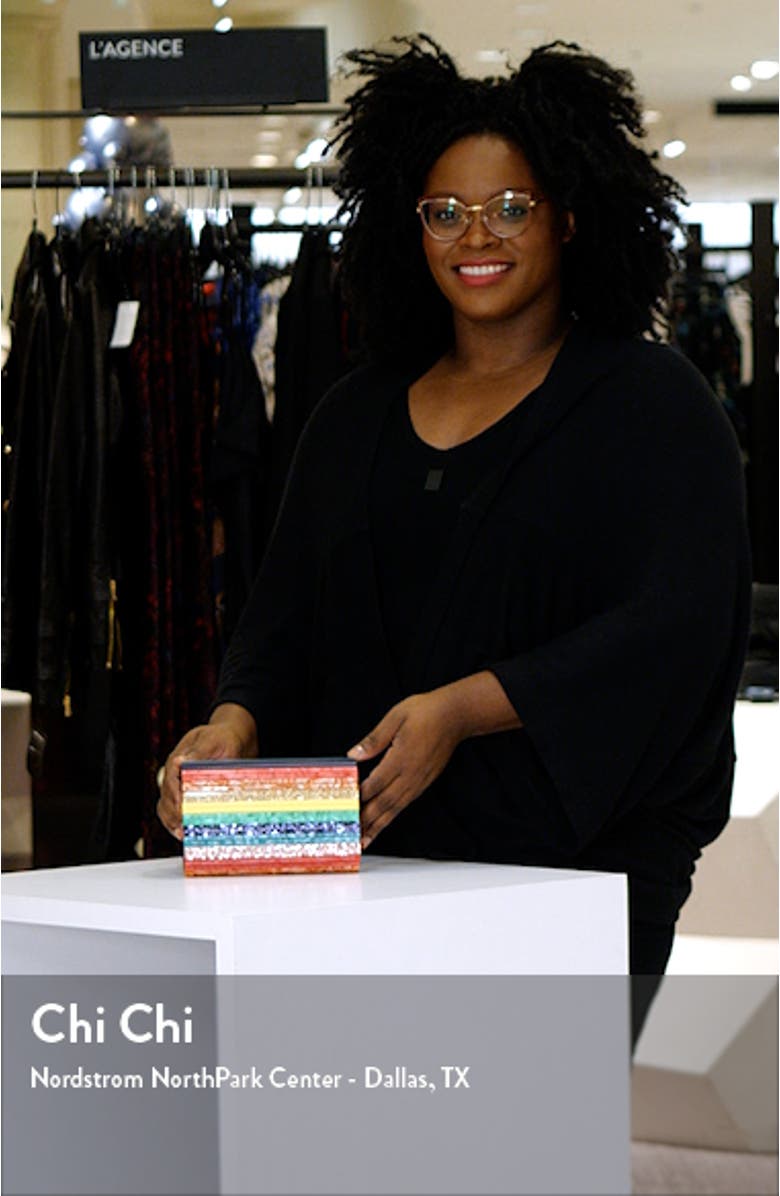 Stripe Envelope Clutch, sales video thumbnail