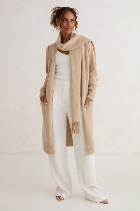 The Wool Scarf Cardigan