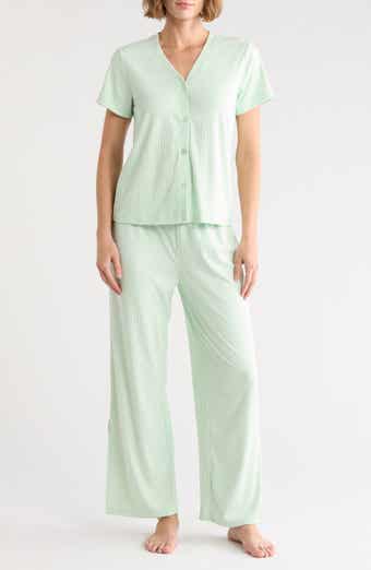 Tommy Hilfiger Ribbed Long Pajamas