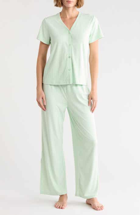 Tommy Hilfiger Ribbed Long Pajamas