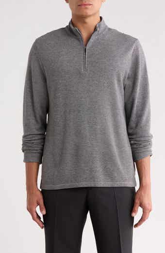 Piquè Quarter Zip Pullover