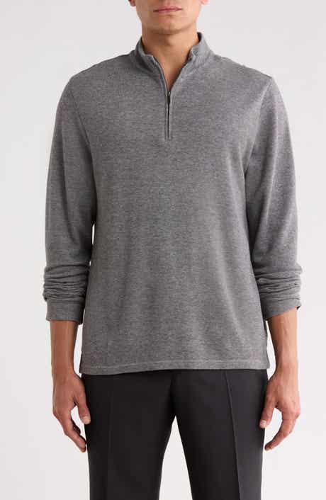Piquè Quarter Zip Pullover