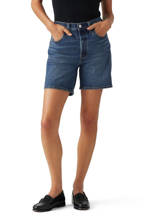 Levi's 501 Mid Thigh Lightweight Women's Shorts 26 In Broken Midnight No Dx