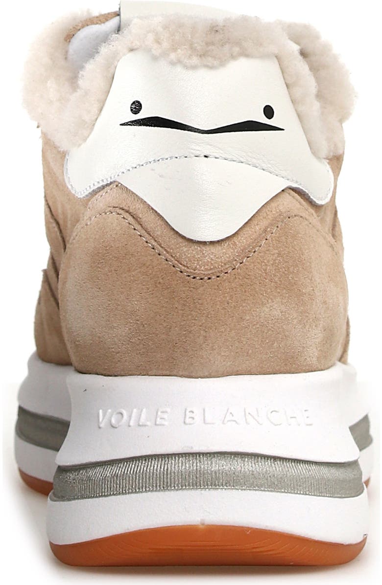 Voile Blanche Melany Genuine Shearling Lined Sneaker, Alternate, color,
