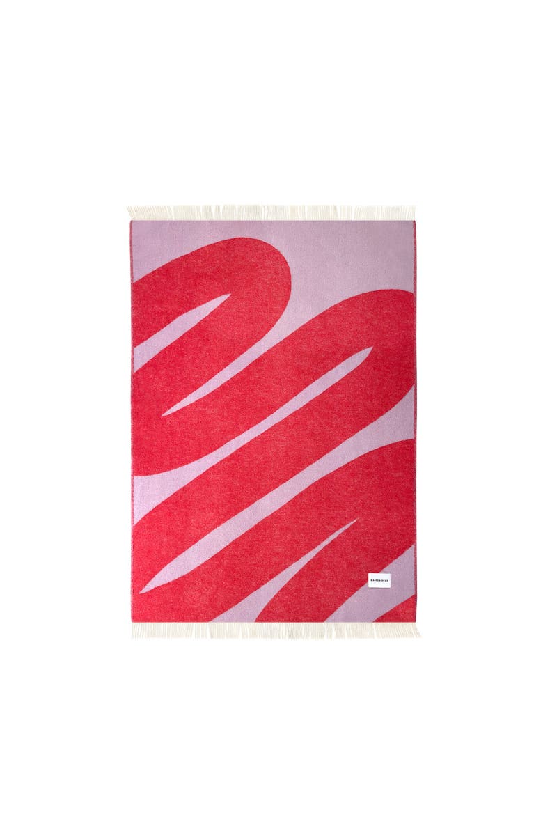 Maison Deux Swirl Blanket, Alternate, color, Light/Pastel Purple