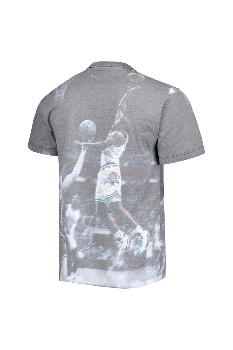 Men's Mitchell & Ness Golden State Warriors Above the Rim Graphic T-Shirt, Alternate, color, White
