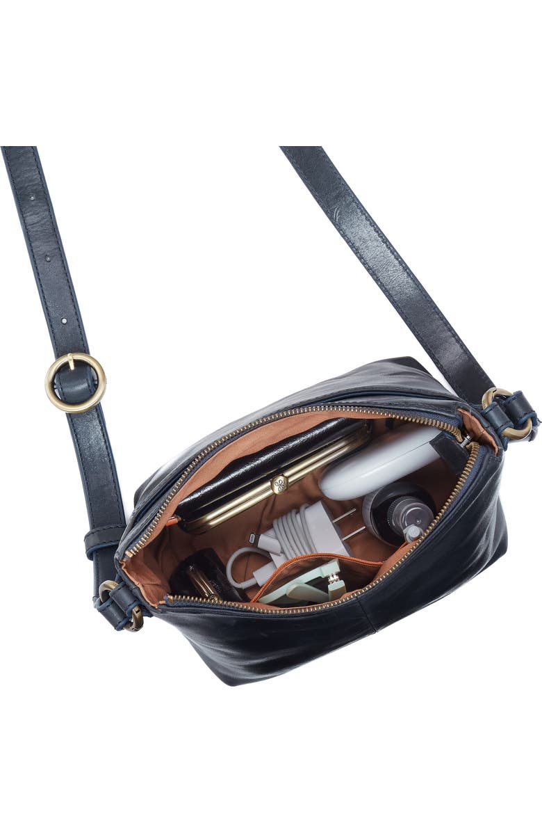 HOBO Expedition Leather Crossbody Bag, Alternate, color, Navy Horizon