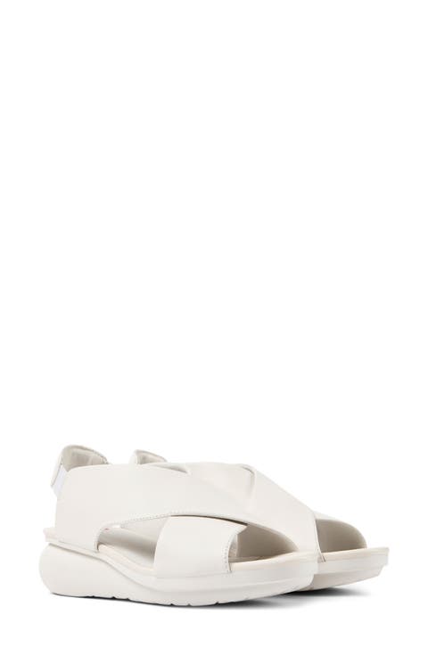 Balloon Slingback Wedge Sandal