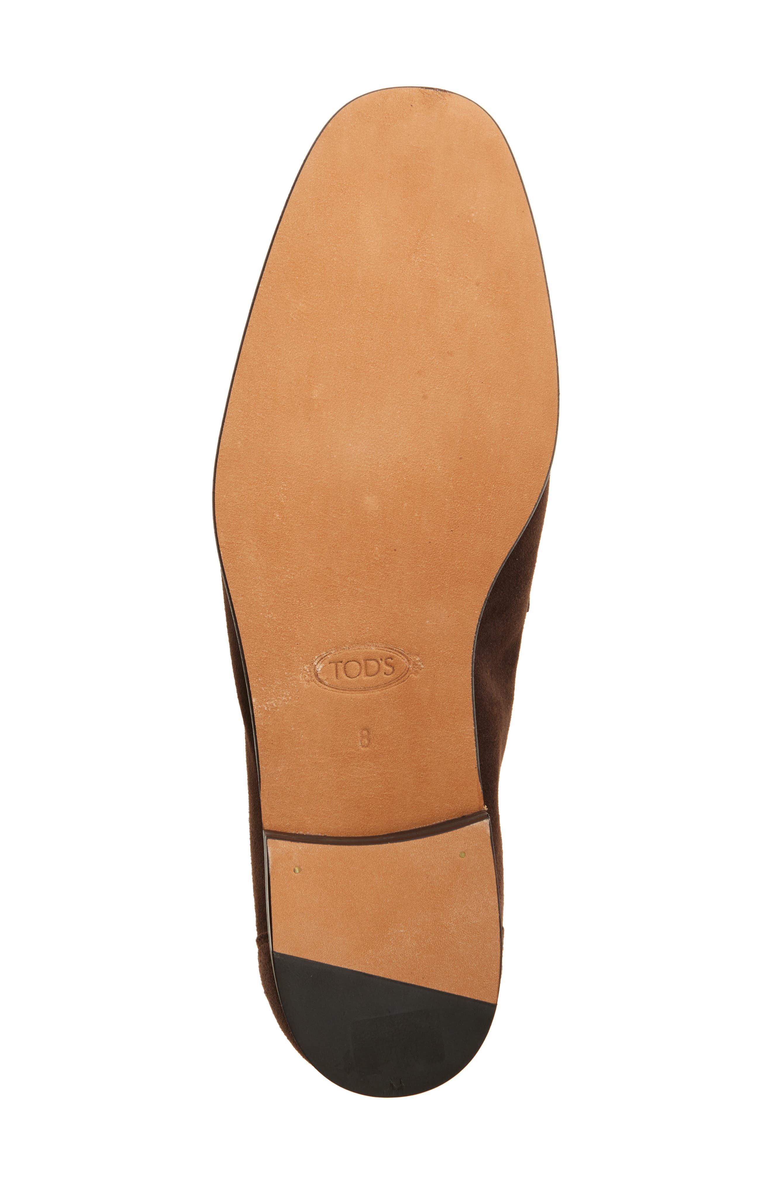 Tod's Barretta Loafer, Alternate, color, Marrone Africa