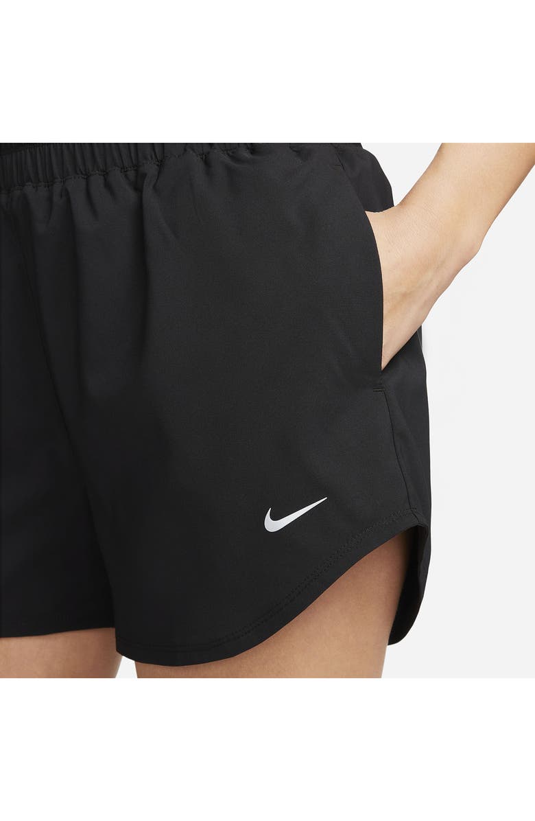 Nike Dri-FIT Ultrahigh Waist 3-Inch Brief Lined Shorts, Alternate, color, 010 010 Black