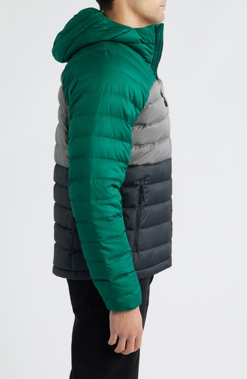 L.l.bean Beans 650 Fill Power Down Down Hooded Jacket In Green