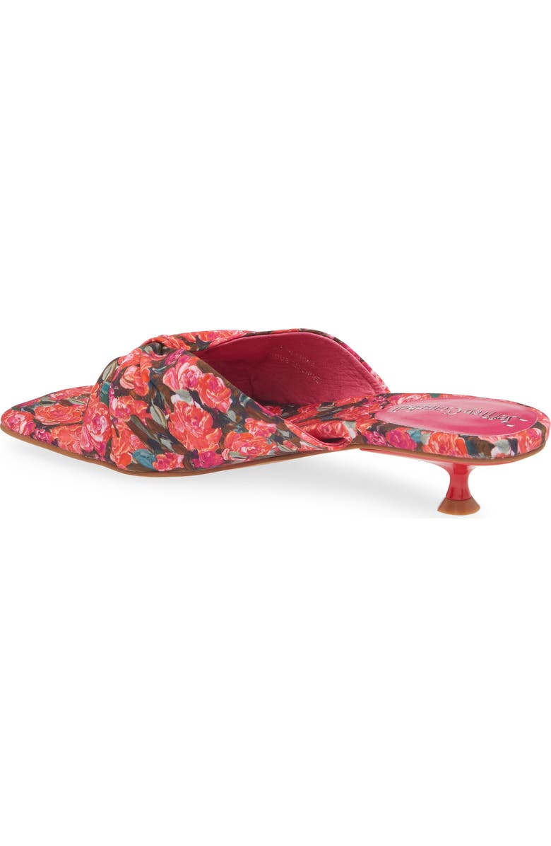 Jeffrey Campbell Lover Girl Kitten Heel Flip Flop, Alternate, color, Red Floral