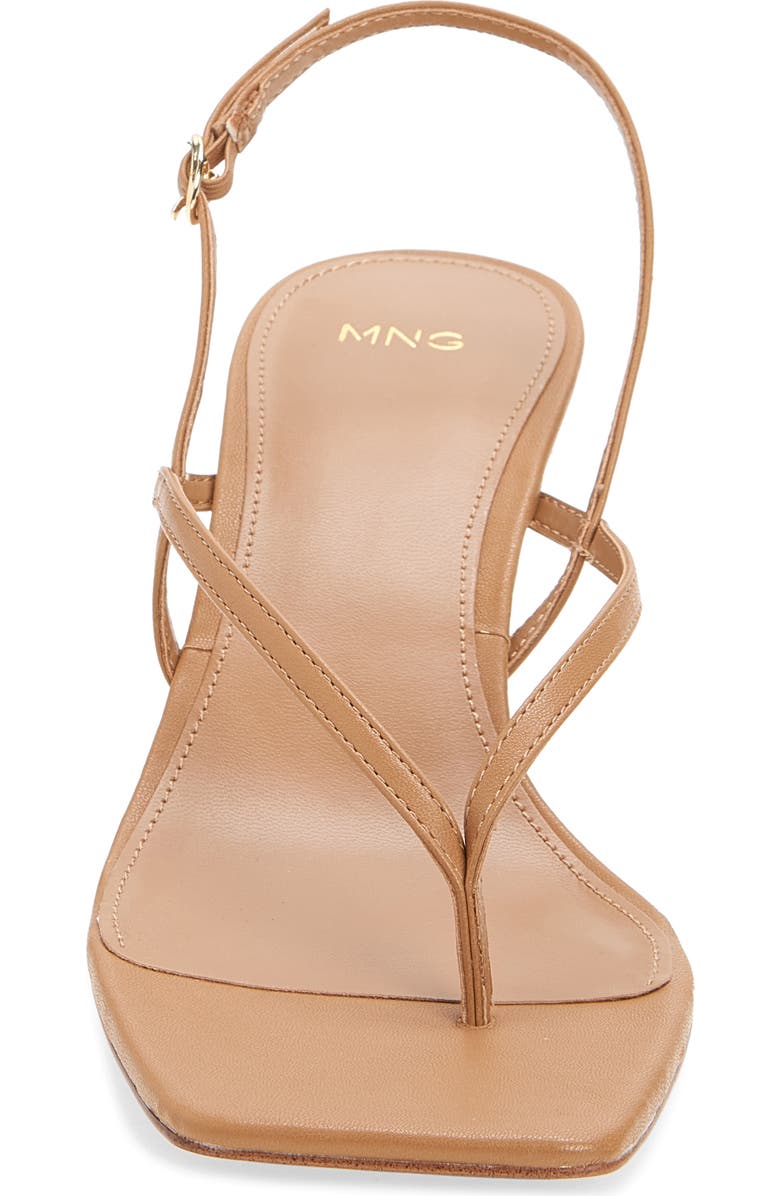 MANGO Ross Sandal, Alternate, color, Caramel