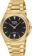 GEVRIL Montauk Stainless Steel Bracelet Watch, 40mm