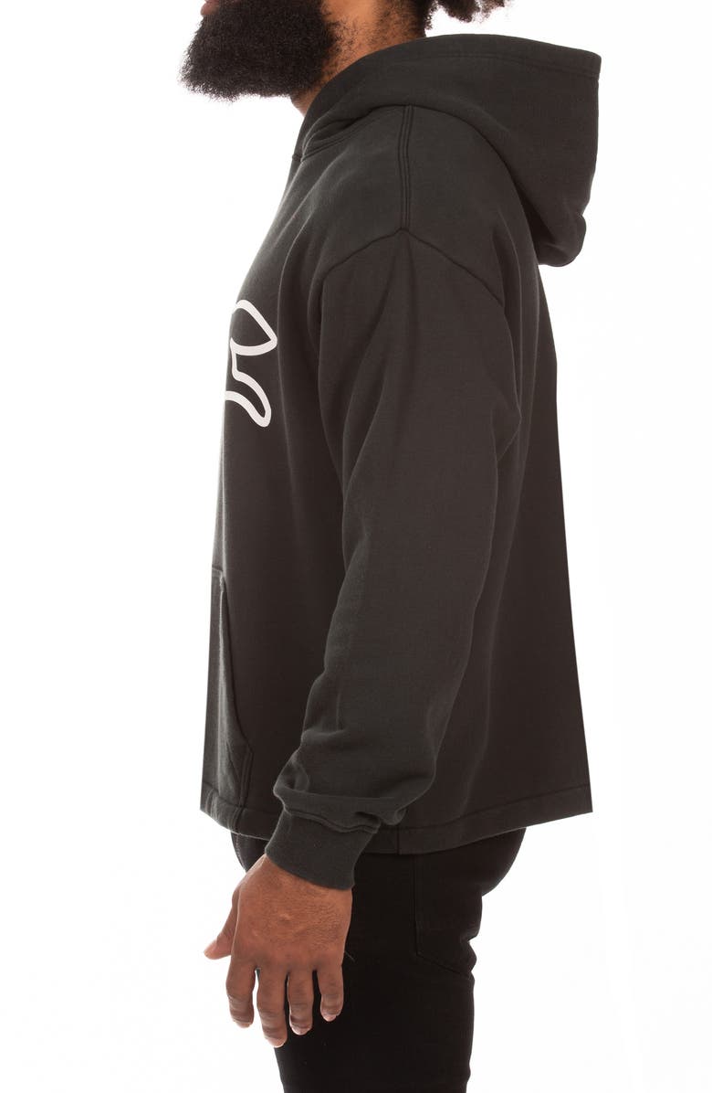 ICECREAM Yogurt Cotton French Terry Hoodie, Alternate, color, Jet Set