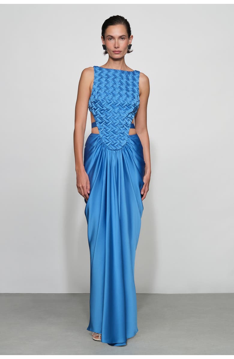 Et Ochs Magdalen Gown, Main, color, Ocean