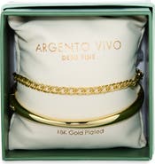 ARGENTO VIVO Set of 2 Chain & Bangle Bracelets