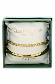 ARGENTO VIVO Set of 2 Chain & Bangle Bracelets