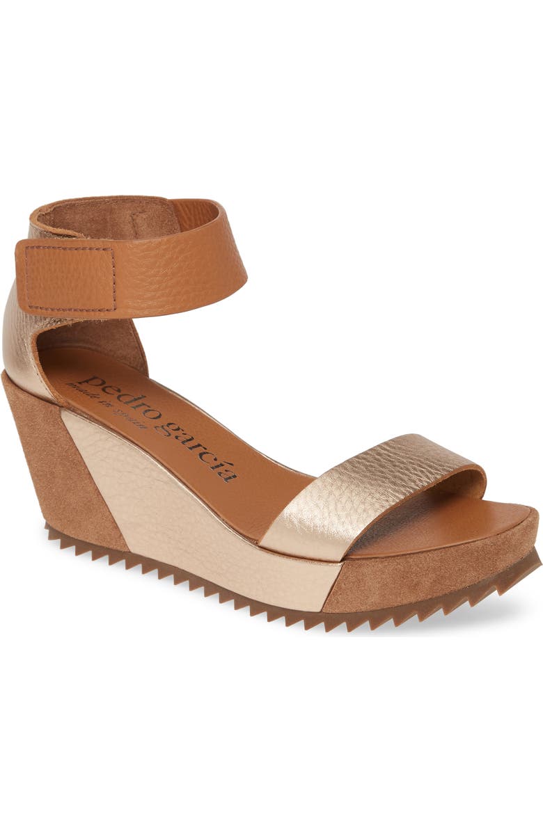 Pedro Garcia Fidelia Wedge Sandal, Main, color,