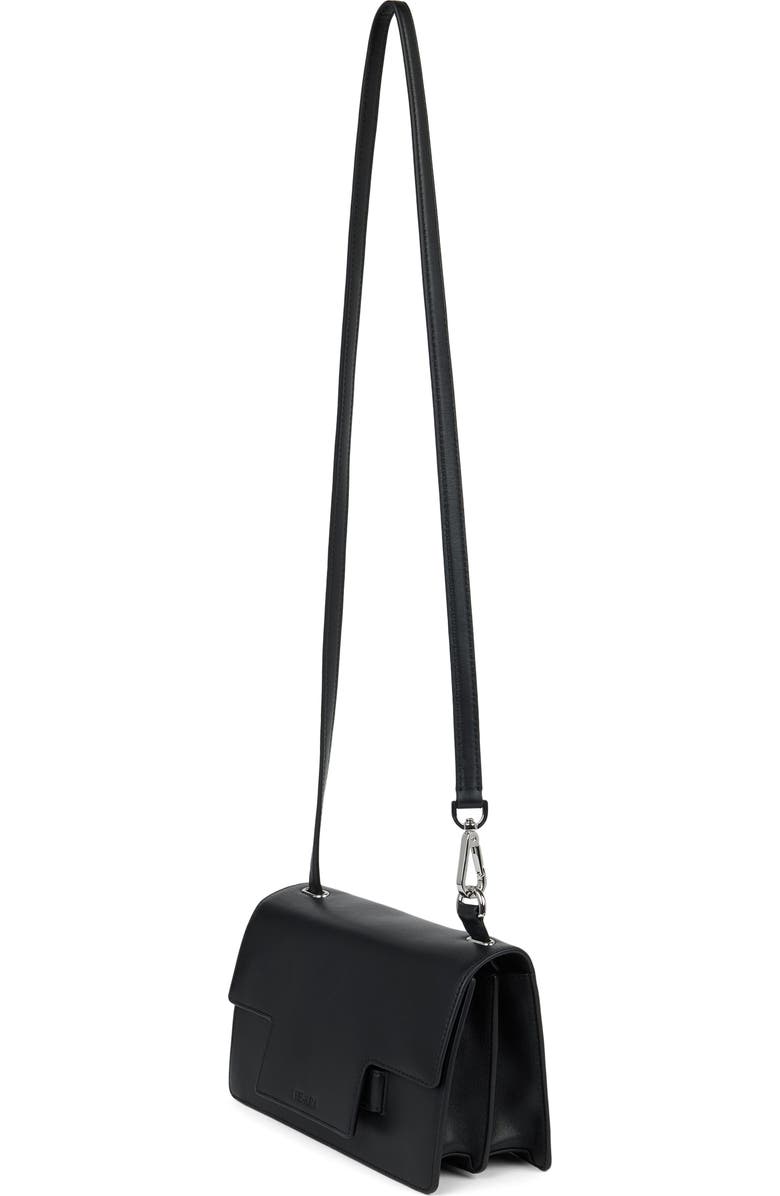 WE-AR4 The Accordion Leather Shoulder Bag, Alternate, color, Black