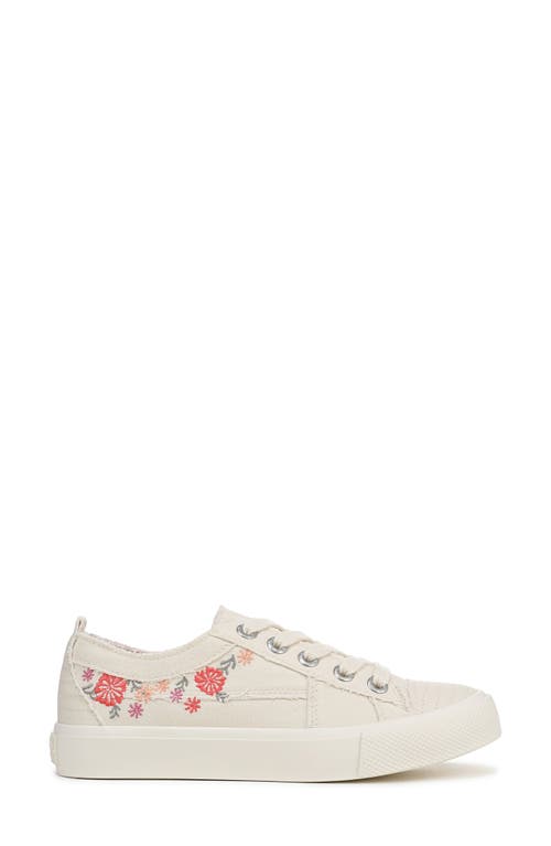 Blowfish Malibu Very Sadie Embroidered Floral Sneaker In Neutral