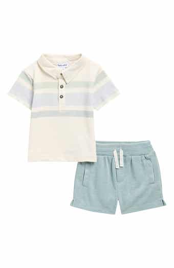 Splendid Stripe Polo & Shorts Set
