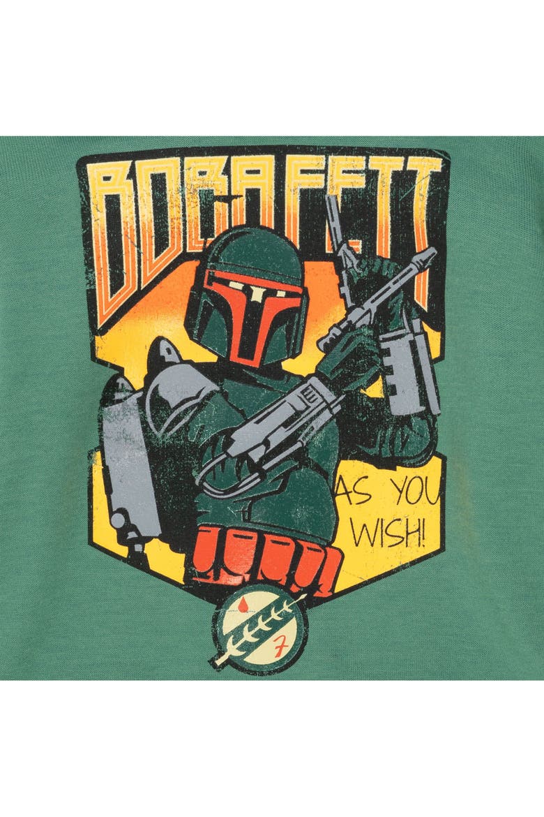 Boba Fett Fleece Hoodie, Alternate, color, Boba Fett Green
