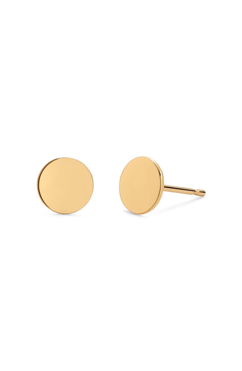 MADE BY MARY Lux Stud Earrings, Main, color, Gold Filled