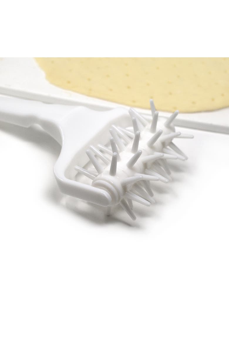 Dough Docker for Pastry or Pizza Dough, White, Alternate, color, White