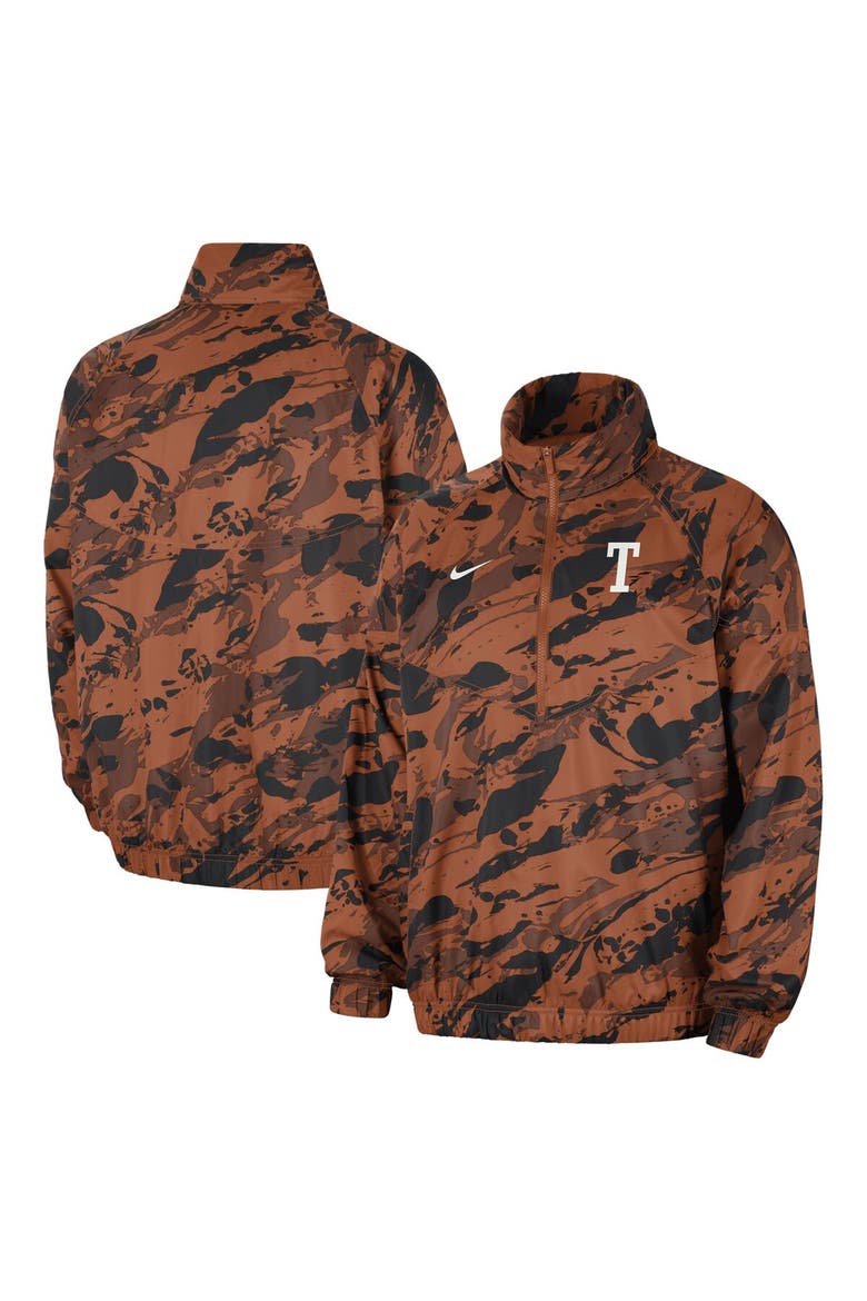 Men's Nike Texas Orange Texas Longhorns Anorak Half-Zip Jacket, Main, color, Burnt Orange