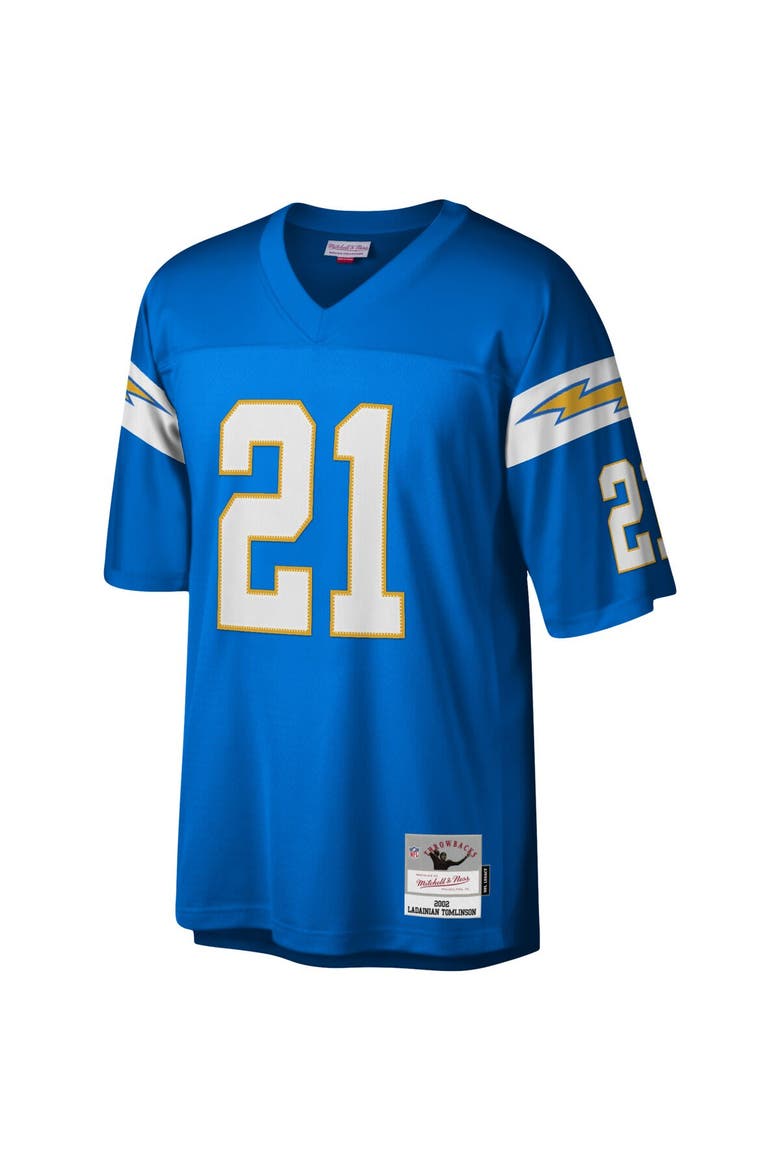 Men's Mitchell & Ness LaDainian Tomlinson Powder Blue Los Angeles Chargers Legacy Replica Jersey, Alternate, color, Powder Blue