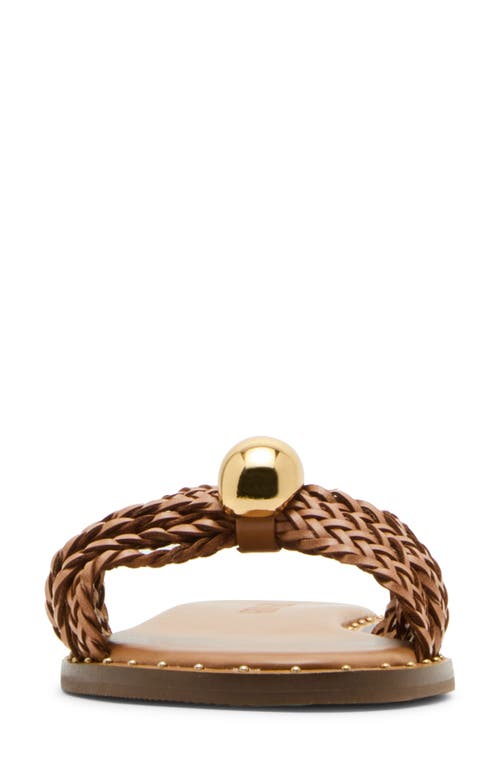 Steve Madden Dipsy Slide Sandal In Brown