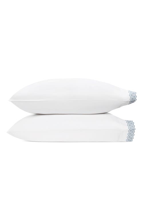 Matouk Felix Set Of 2 600 Thread Count Cotton Percale Pillowcases