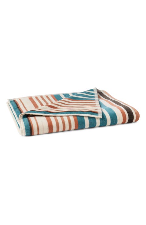 Dawn Stripe Organic Cotton Beach Towel