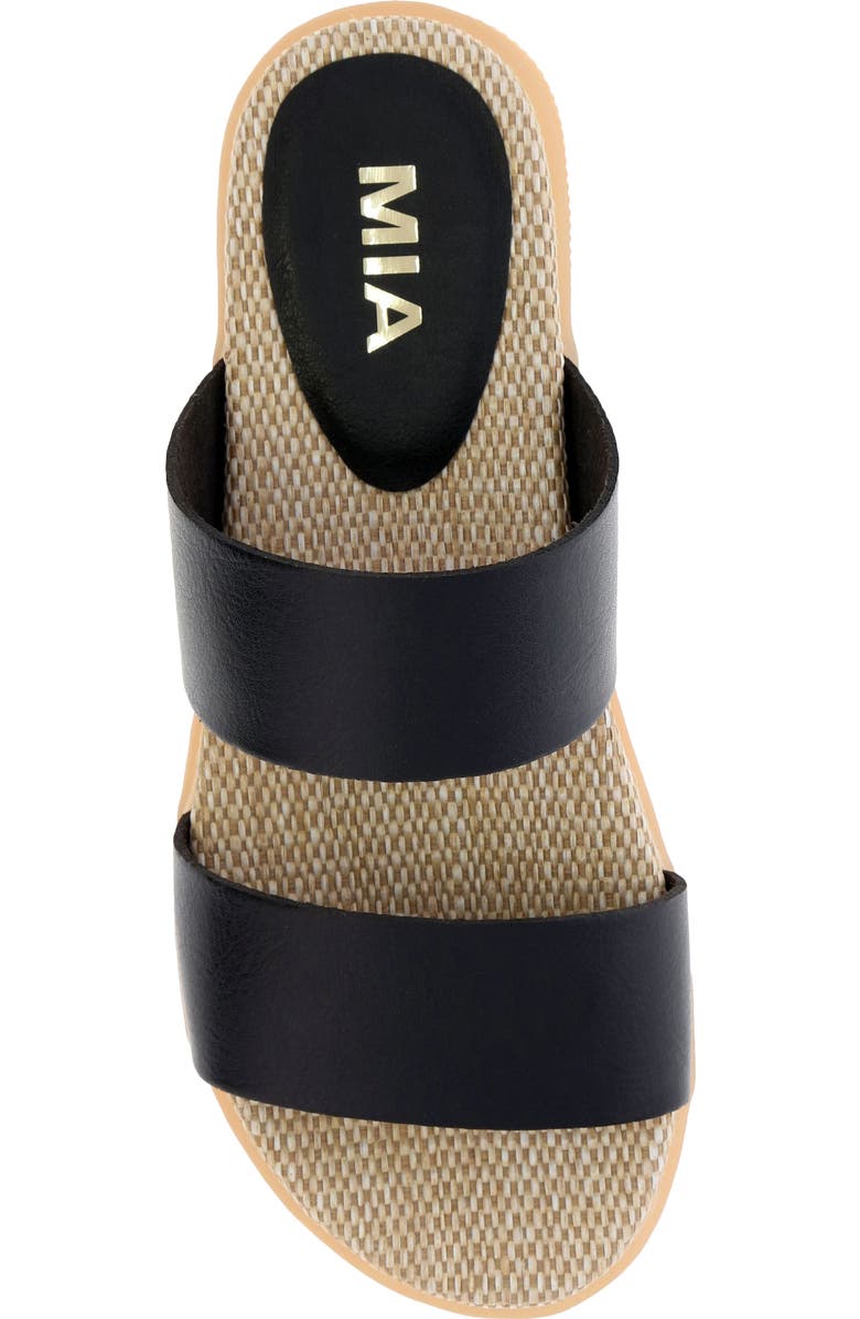 MIA Saige U Platform Sandal, Alternate, color, Black