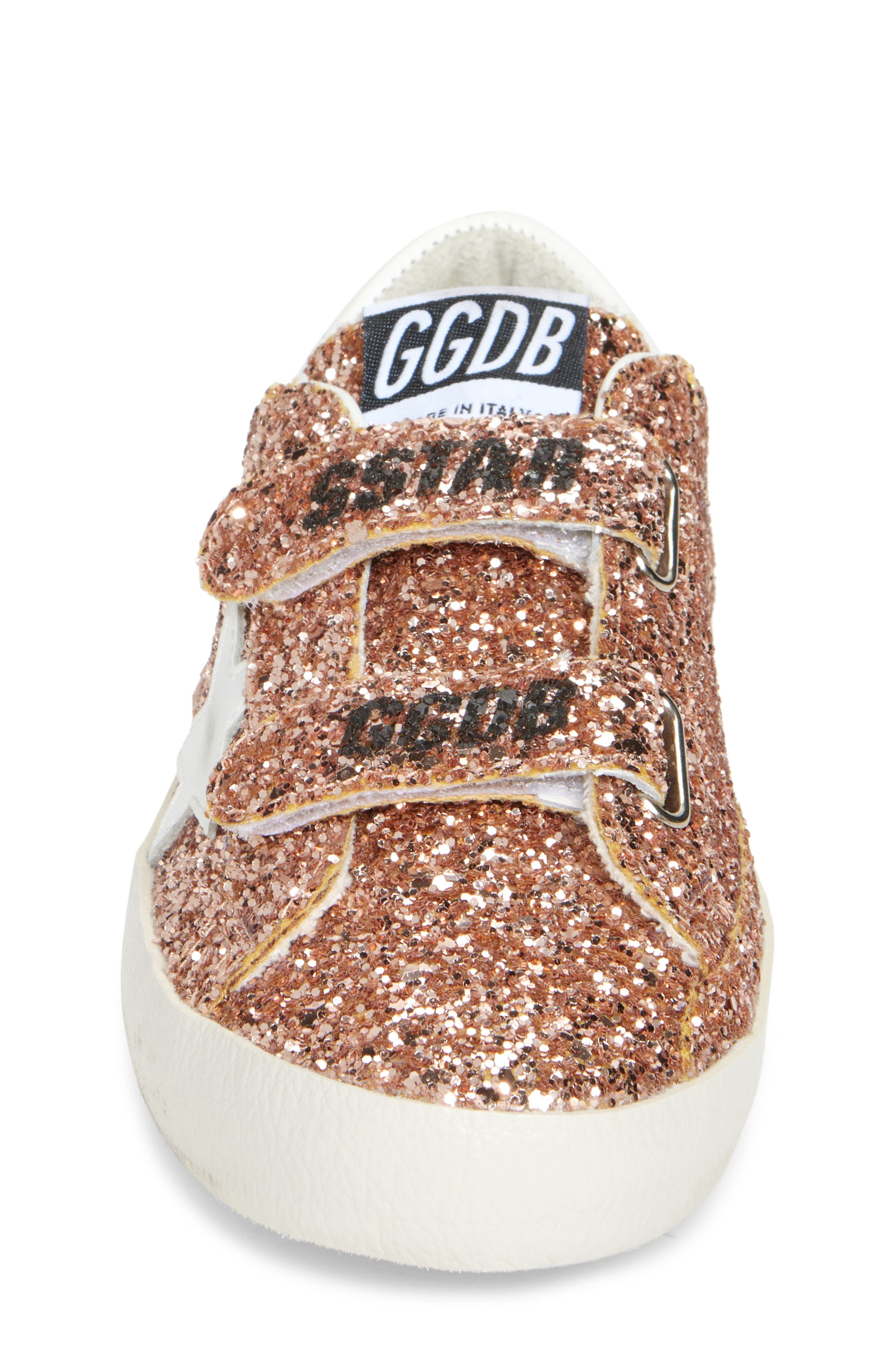 Golden Goose Kids' Old School Glitter Sneaker, Alternate, color, 