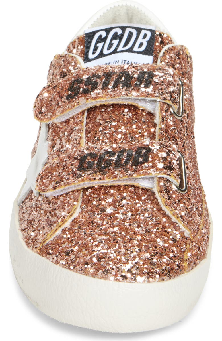 Golden Goose Kids' Old School Glitter Sneaker, Alternate, color,
