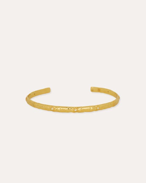 Ottoman Hands Celestial Bangle In Gold