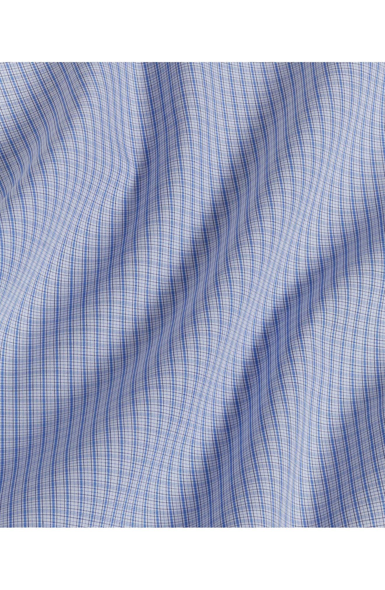 Trim Fit Microcheck Cotton Dress Shirt - image 2