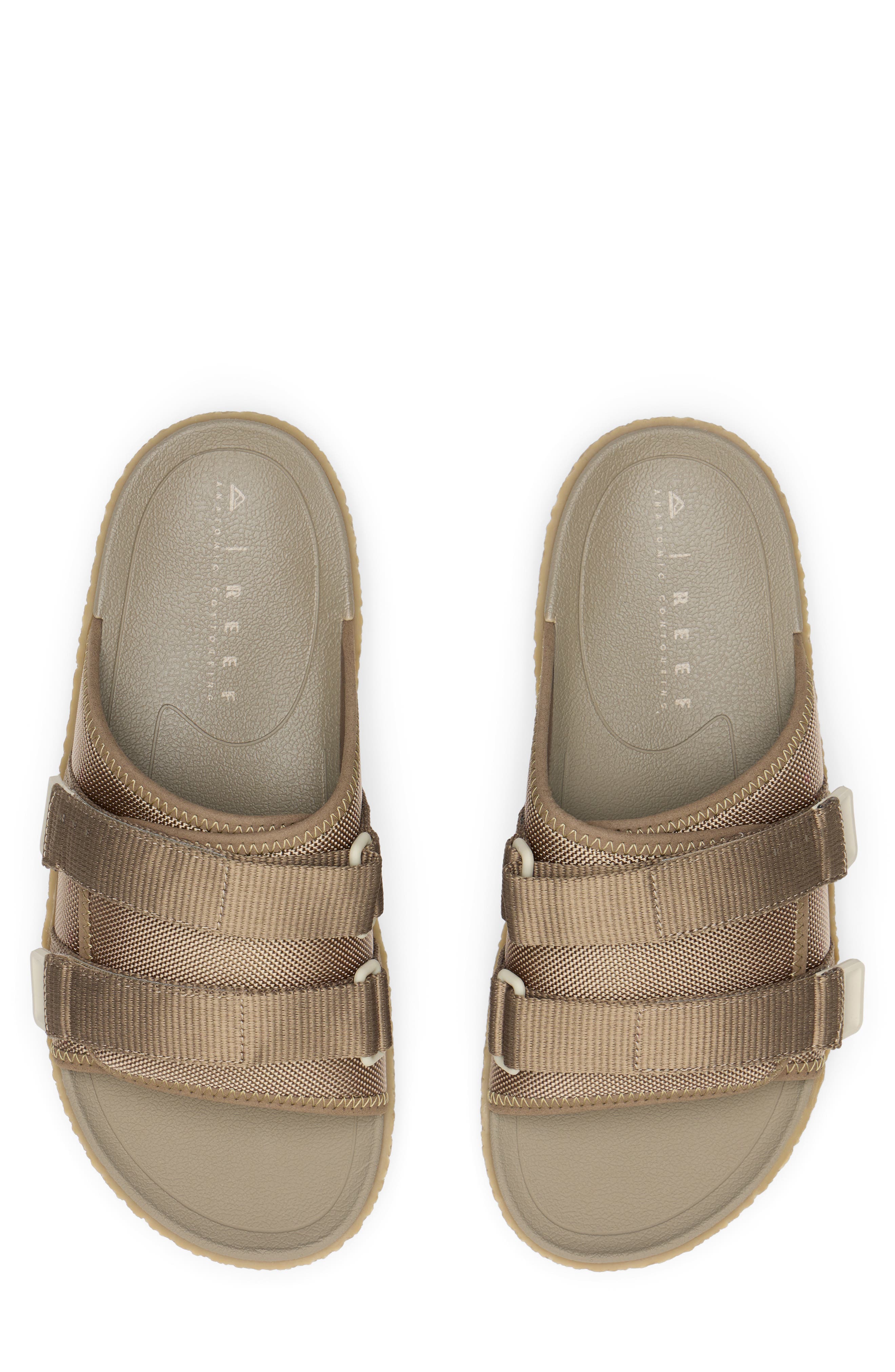 Reef Montauk Slide Sandal, Alternate, color, Tan