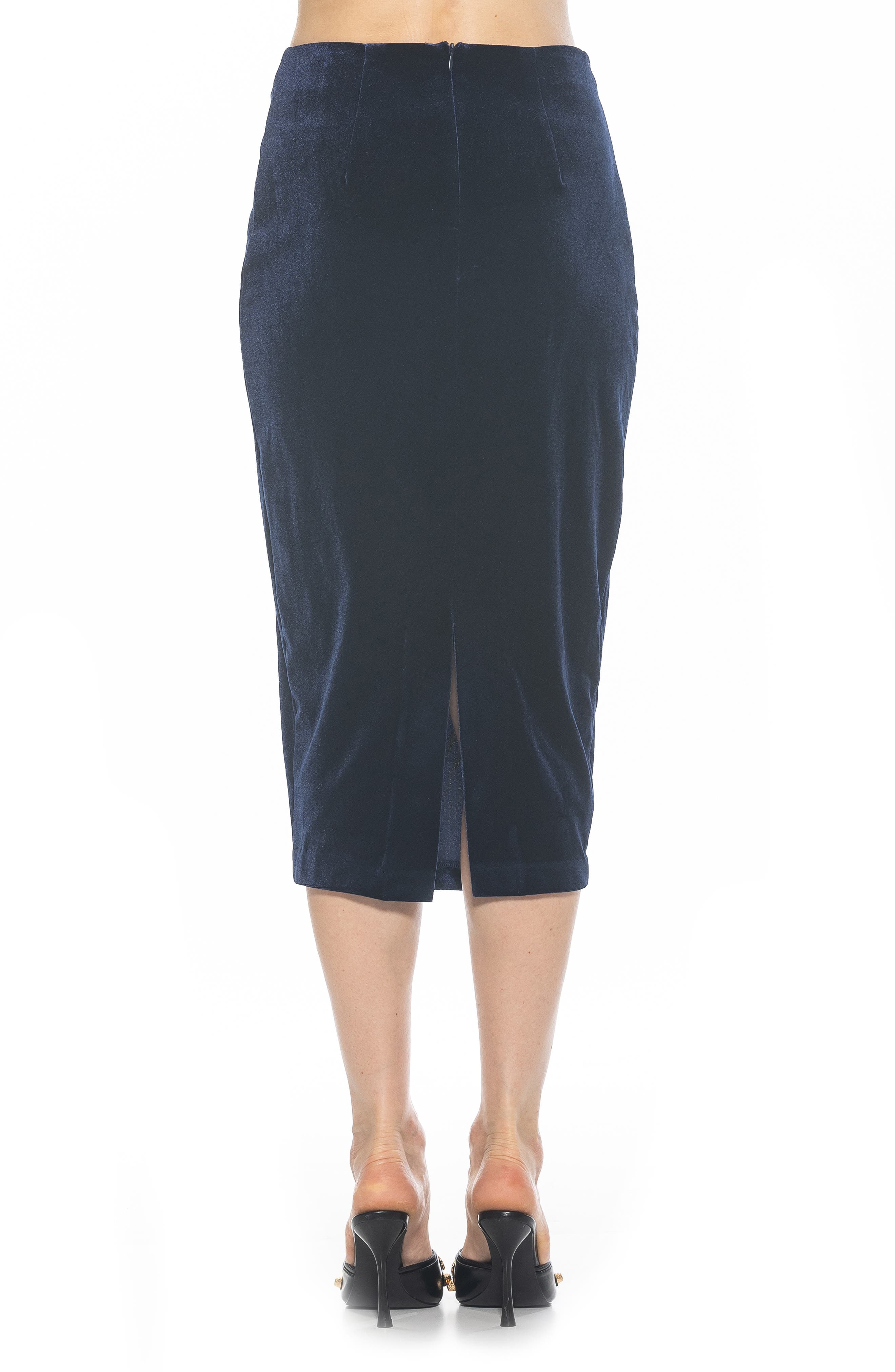 Jayden Velvet Midi Skirt - image 4