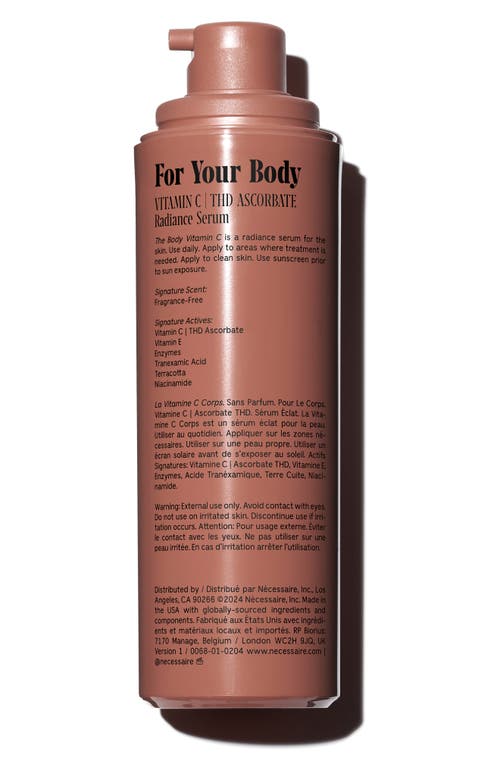 NECESSAIRE NÉCESSAIRE THE BODY VITAMIN C 