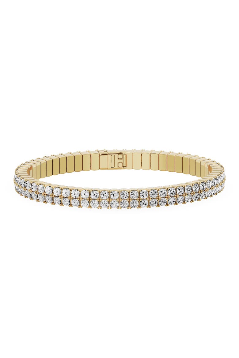 18K Gold Double Row Diamond Bangle Bracelet - 16.04 ctw (Nordstrom Exclusive) video