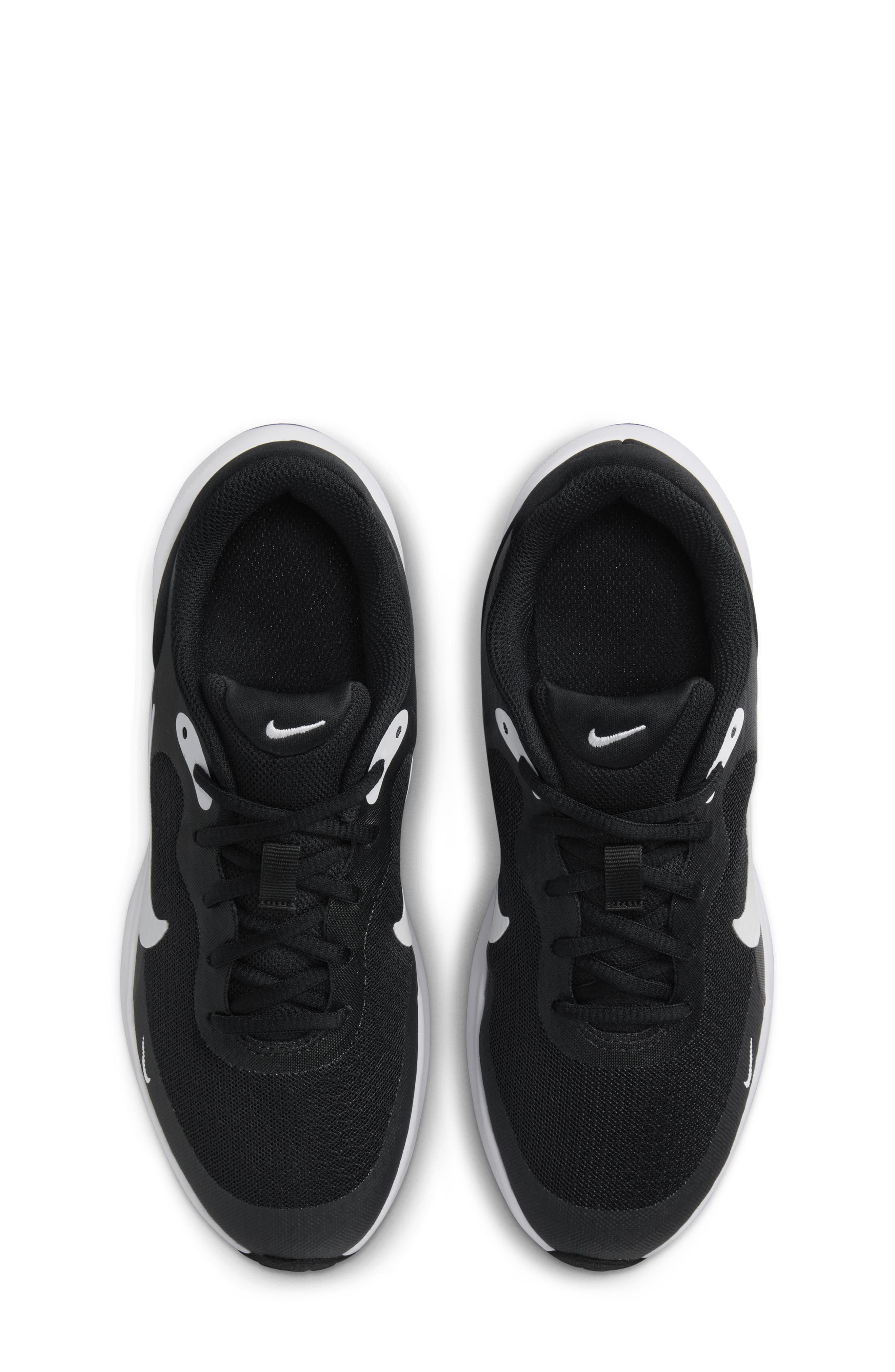 Revolution 7 Sneaker, Alternate, color, BLACK/ WHITE/ WHITE