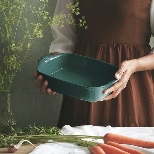 Emile Henry Individual Rectangle Baking Dish Ultime, 8.75" X 5.5" In Cedar