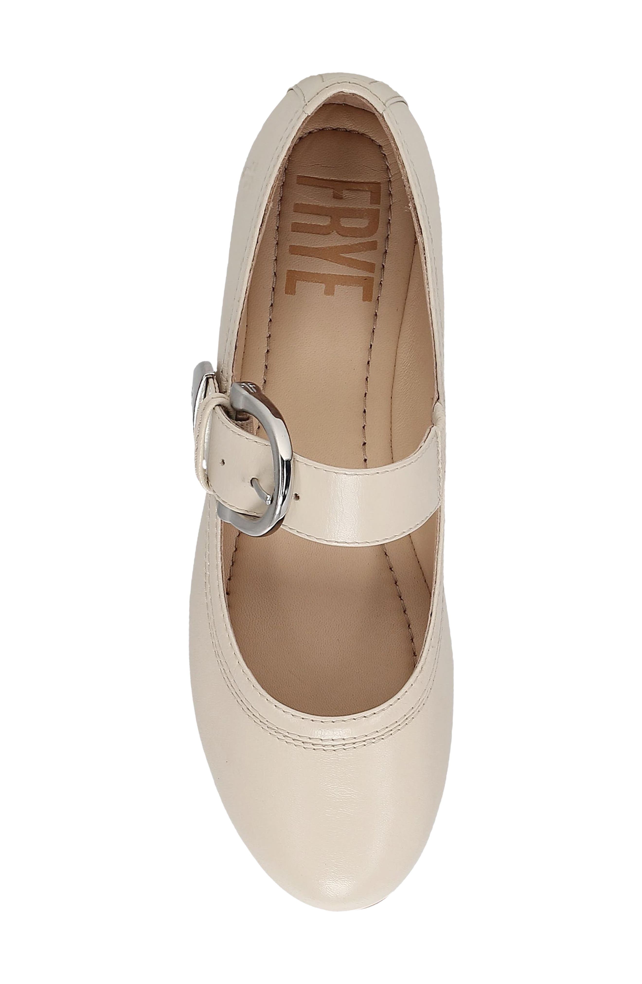 Carson Mary Jane Flat, Alternate, color, ECRU