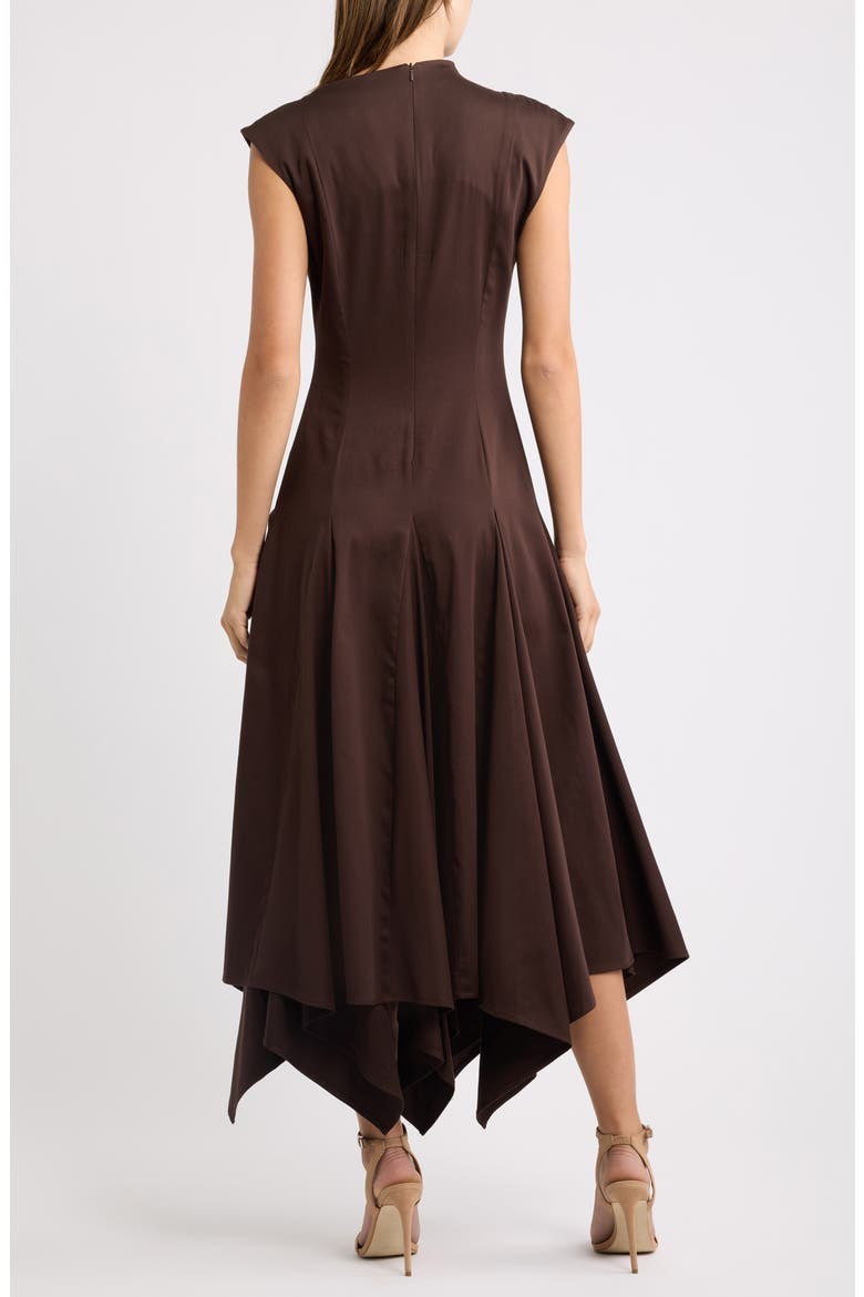 Eloidie Asymmetric Maxi Dress, Alternate, color, SABLE
