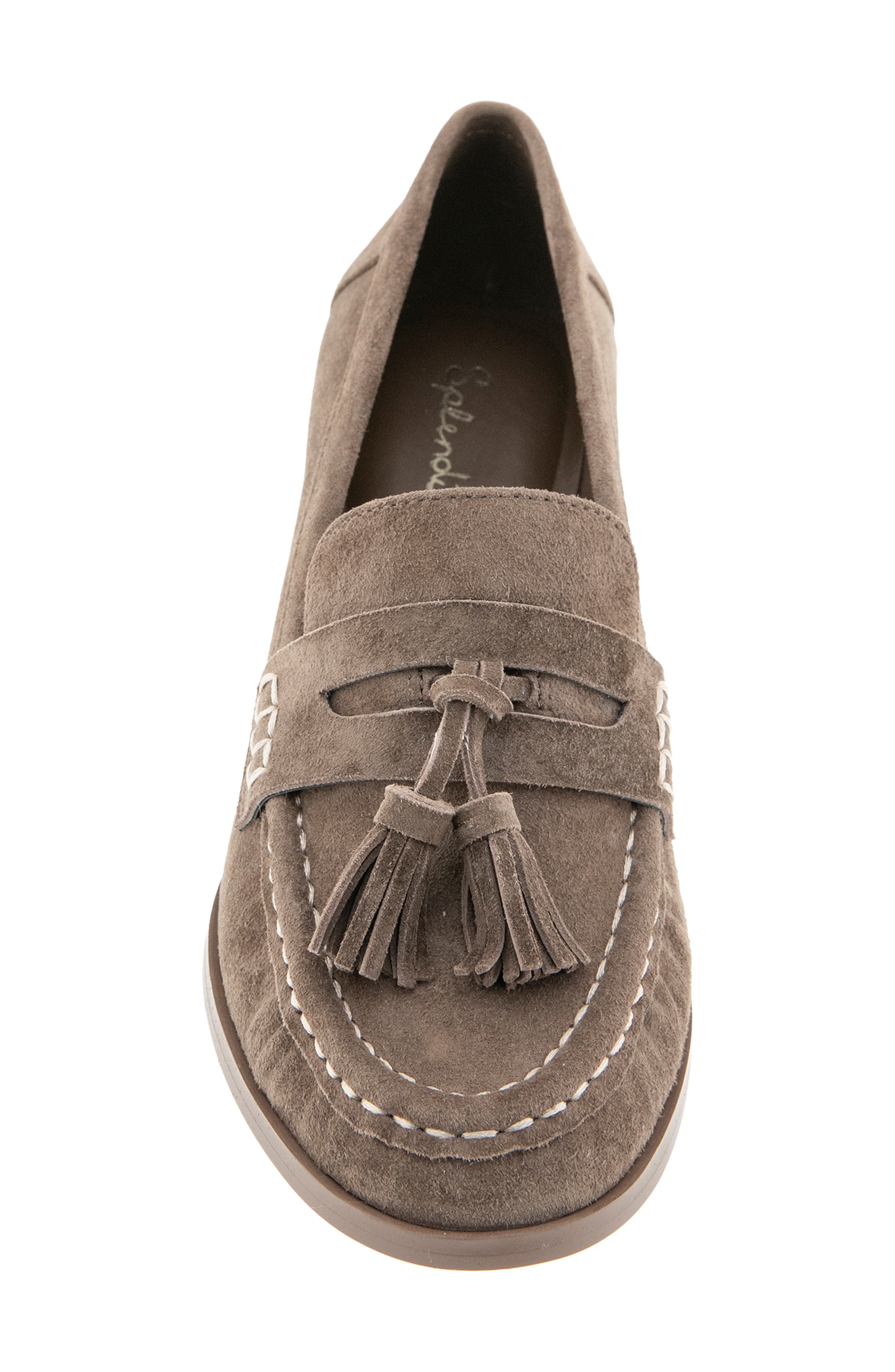 Splendid Martha Tassel Loafer Pump, Alternate, color, Taupe Gray