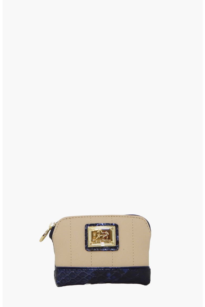 Grace Coin Purse 250, Main, color, Navy / Beige